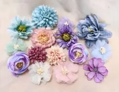 髪飾り ラプンツェル　花 ヘアクリップ セットA ヘアピン