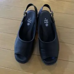 Pansy Office ナースサンダル Mサイズ ブラックのサムネイル
