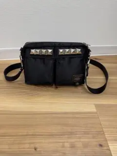 【美品・希少】PORTER×JAM  MADE ショルダーバッグ 黒 PORTER JAM HOME MADE ジャムホームメイド ポーター/PORTER ミニ