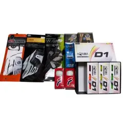 ゴルフ用品まとめ売り グローブ ゴルフボール グリーンフォークのサムネイル