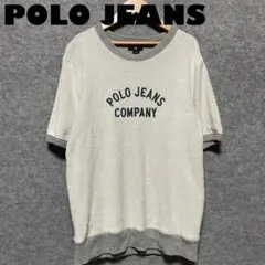 希少POLOJEANS 半袖スウェット裏地使用ロゴ刺繍Ralph Lauren