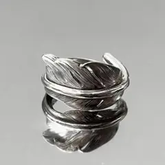 未使用 ラリースミス カゼキリ メダル 18K 先金フェザー ペンダント