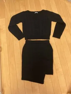 セットアップ　ニットワンピース