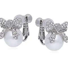 CELFORD 桂由美 リボンパールイヤリング