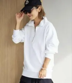 Plage Hooded スウェット プルオーバー 新品未使用 ダブルフェイス スウェット シェニールパッチ プルオーバーパーカ