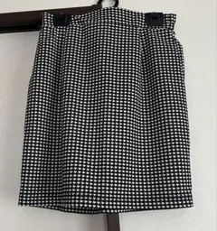 千鳥柄　タイトスカート