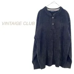 ビンテージクラブ ダークグリーン ニット M メンズ ゴルフ 紳士