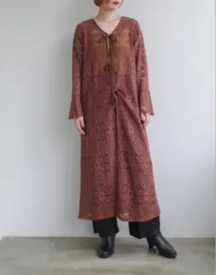 marte vintage/Cross neck JQ sleeve dress - メルカリ