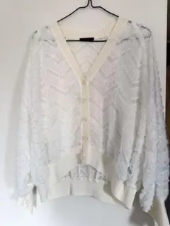 tricot tricot フェザーカーディガン