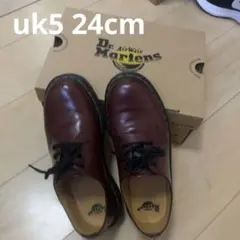 ドクターマーチン 3ホール チェリーレッド uk5 24cm