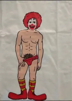 マクドナルド　ドナルド　Tシャツ　ポテト　マック　マクドナルド　used 風