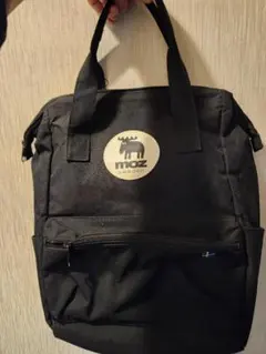 moz ブラックリュックサック エコバッグスタイル