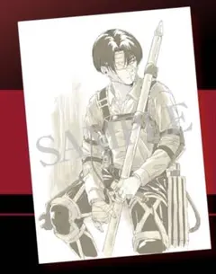 進撃の巨人 映画 入場特典 リヴァイ ポストカード