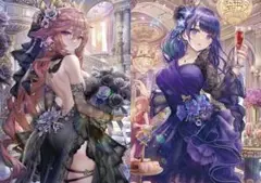 C101 torino 原神　ドレス雷電将軍 ＆ 八重神子　A4クリアファイル