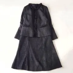 ちほ様専用 大きいサイズ セレモニースーツ ジャケット スカート ツイード