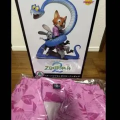 一番くじ　ズートピア フィギュア　アロハシャツ　セット　A賞　B賞