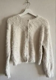 GU シャイニークルーネックカーディガン