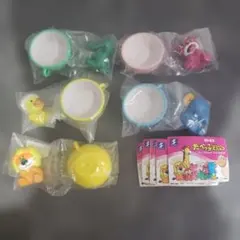たべっ子どうぶつ　ティータイムパーティーフィギュア 全5種セット