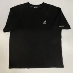 【KANGOL (カンゴール)】 刺繍ロゴ 半袖Tシャツ ブラック M