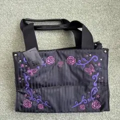 ANNA SUI 刺繍トートバッグ 黒