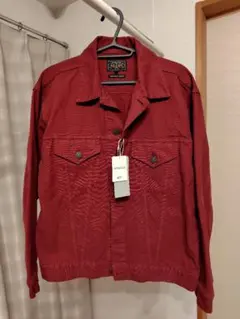 BEAMS+　デニムジャケット　ワインレッドのサムネイル