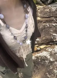 グランジフェアリーグランジ森ガールレースキャミソール S