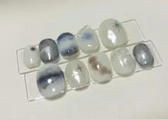 ブルー系ネイルチップセット