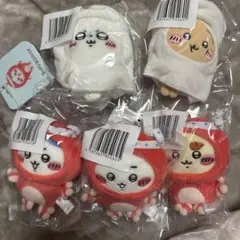 ちいかわ たこイカくじ D賞 マスコット コンプリートセット 5点