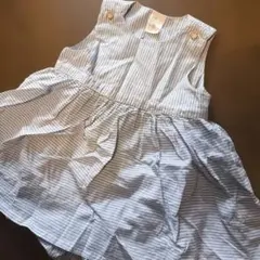 H&M ストライプ柄 ワンピース 夏　ロンパース