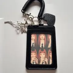JENNIE BLACKPINK ジェニ風 黒猫ICカードケース 推し活