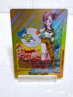 ブルマ 英語版 金 エナジーマーカー ドラゴンボール マンガブースター