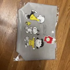 スヌーピー⭐︎PEANUTS トートバッグ グレー 小型