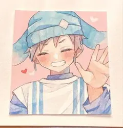 創作 イラスト アナログ 男の子 手描き