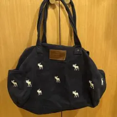 Abercrombie & Fitch エルク刺繍トートバッグ