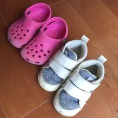asics　12.5cm　ベビーシューズ　すくすく　クロックス　4 5 12㎝