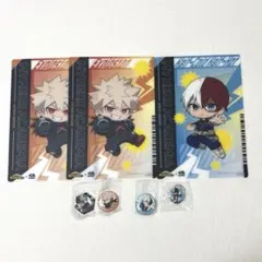 ヒロアカ×くら寿司 グッズまとめ売り 僕のヒーローアカデミア　轟焦凍 爆豪勝己