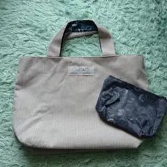 スヌーピー ミニポーチ付きトートバッグ