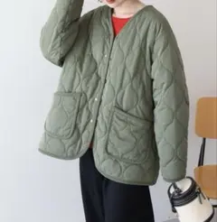 AMERICAN HOLIC キルティングブルゾン