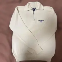 ポロスポーツ　ハーフジップウールニット