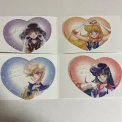 セーラームーン　ハートクリアカード　4枚セット