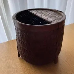 竹籠　花籠　籠　アンティーク　骨董