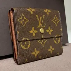 保管品 ルイヴィトン モノグラム エリーズ 三つ折り財布 wホック