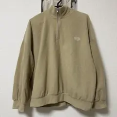 【即発送可能】ハーフジップスウェット
