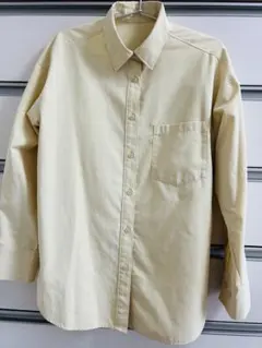GU イエロー 長袖シャツ