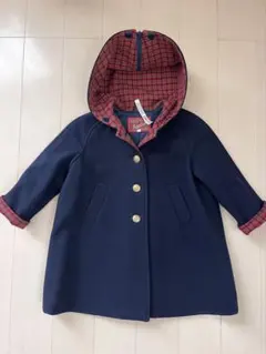 【希少】ファミリア　金ボタン　ウールコート　90