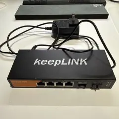 keepLiNK 2.5G / 10GbE イーサネットスイッチ 4ポート