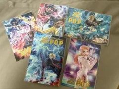 【20周年記念】ワンピース P.O.P メモリアルカード 5枚セット