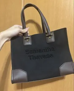 Samantha Thavasa 黒 ハンドバッグ