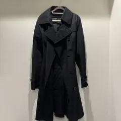 ネイビートレンチコート ウエストベルト付き　13号