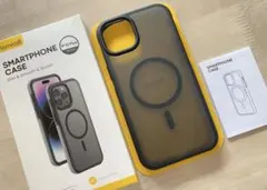 ☘️iPhone 15 Plusケース エアバッグ保護 マグセーフ対応 マット